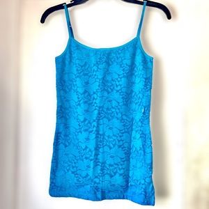 Bright blue tank top NWT